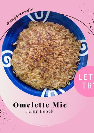 Foto resep 37.OMELETE MIE TELUR BEBEK