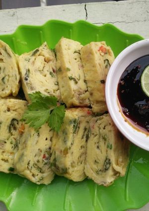 Foto resep Telur dadar gulung
