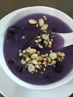 Hình của món Chè khoai lang tím.
