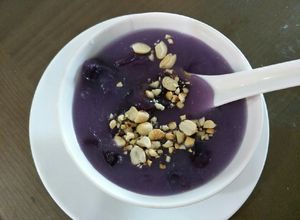 Hình của món Chè khoai lang tím.