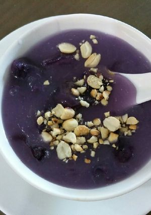 Hình của món Chè khoai lang tím.