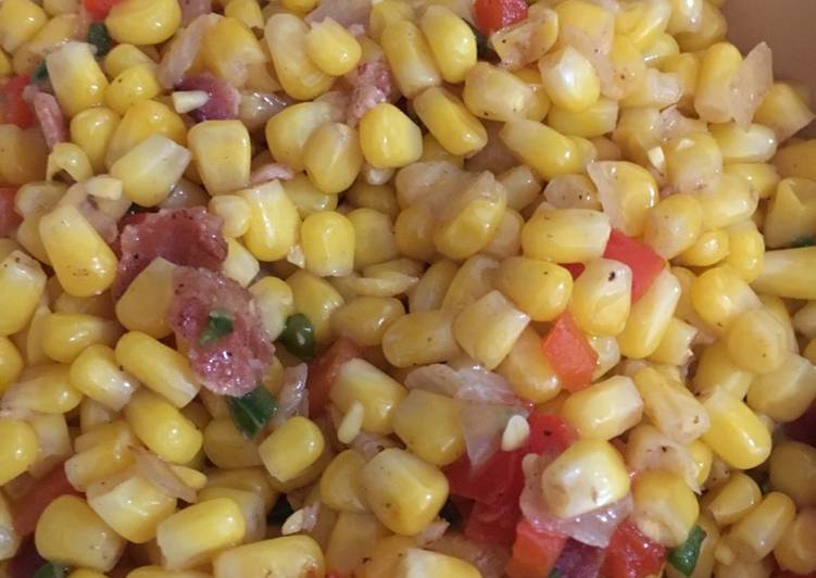 Recipe of Favorite Jalapeño bacon corn