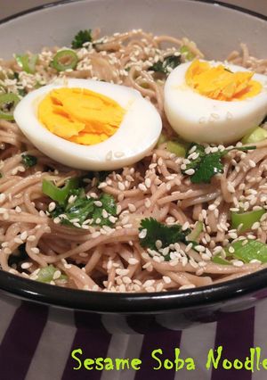 A picture of Sesame Soba Noodles.