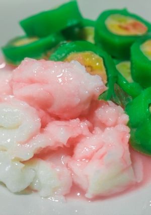 Foto resep Es pisang ijo