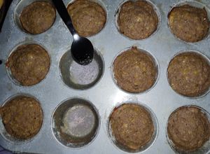 Foto de Bolinho (muffin) saudável de banana (sem açúcar, farinha)