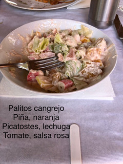 Una foto de Ensalada tropical
