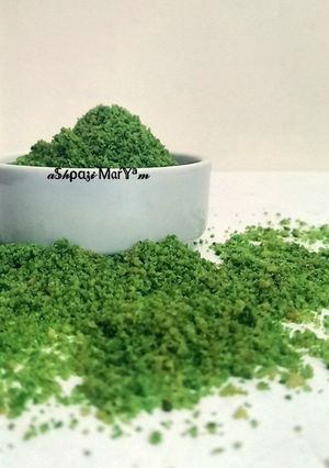 عکسی از دستور پودر پسته دروغی با بادام زمینی
