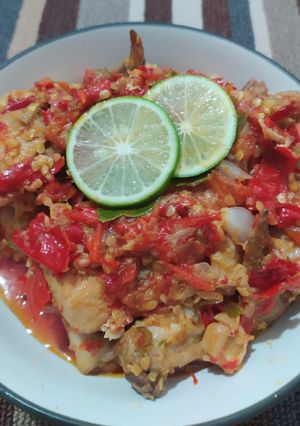 Foto resep Ayam Cabe Merah