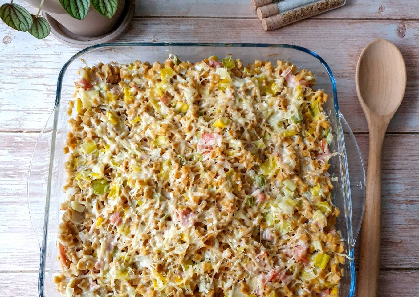 Crozipoireaux bacon parmesan