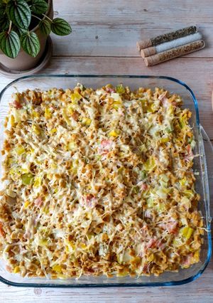 Une photo de Crozipoireaux bacon parmesan