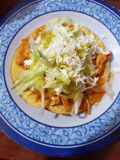 Una foto de Tinga de pollo