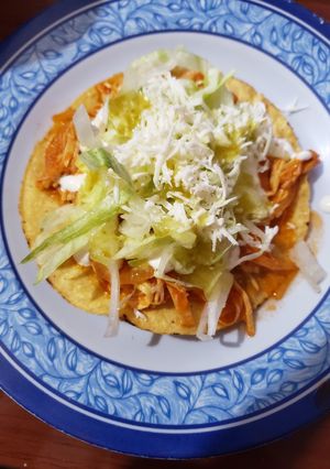 Una foto de Tinga de pollo