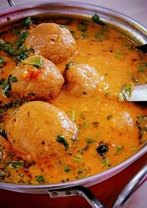 A picture of Bottle gourd ka kofta.