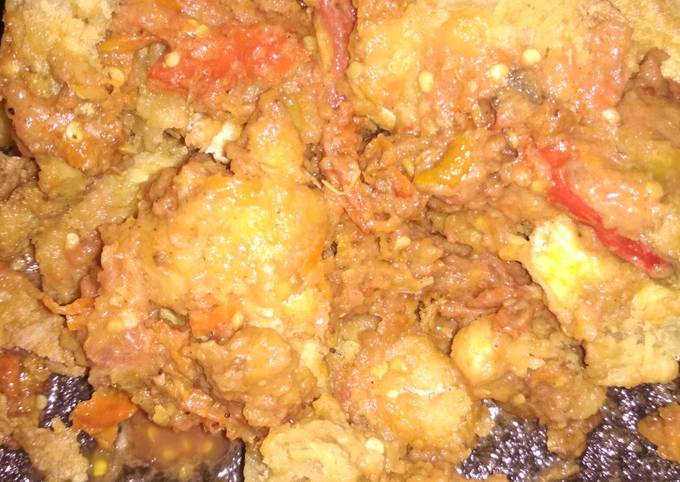 Resep Telur Krispy geprek yang Lezat