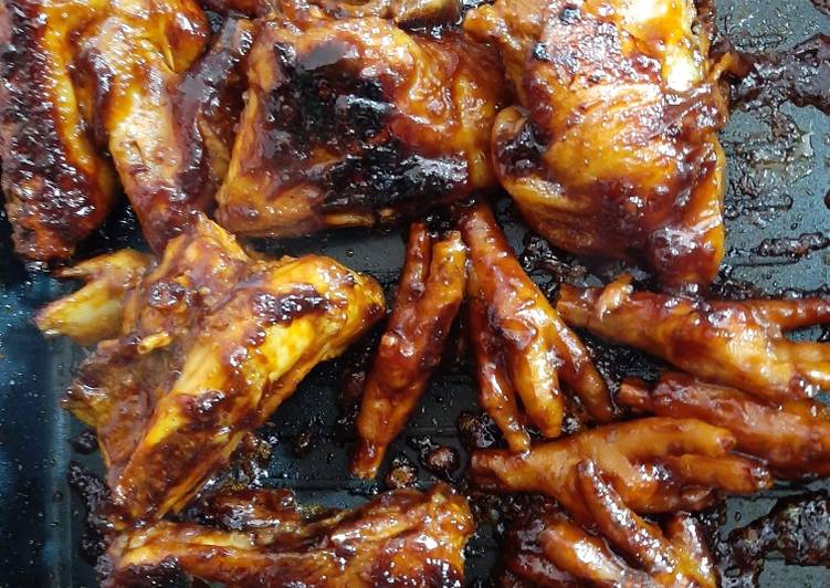 Cara mudah Menyiapkan Ayam Bakar Pedas Manis, Menggugah Selera