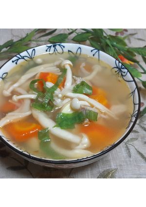 Foto resep Sup Tofu Jamur Shimeji