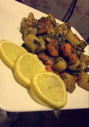 صورة لوصفة بطاطس بالكاري