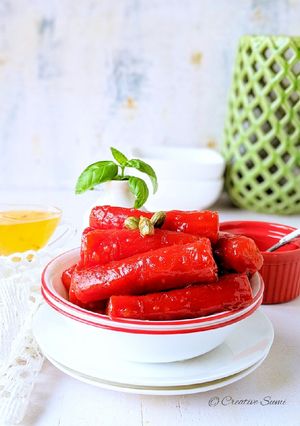 A picture of Gajar ka Murrabba.