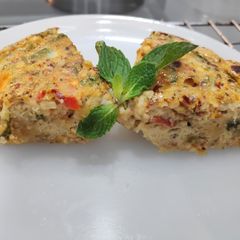 A picture of Cheese frittata.
