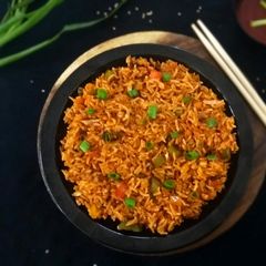 A picture of Schezwan Fried Rice.