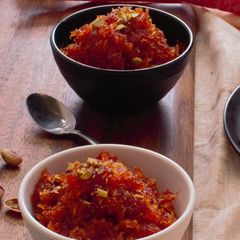 A picture of Carrot Halwa (without milk).
