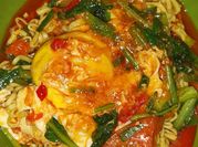 Gambar mie telor kuah pedas