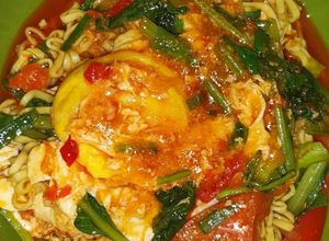 Foto resep Mie Telor Tek Tek Kuah Pedas Manis