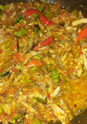 Foto resep Sambal tongkol asap & pete cina