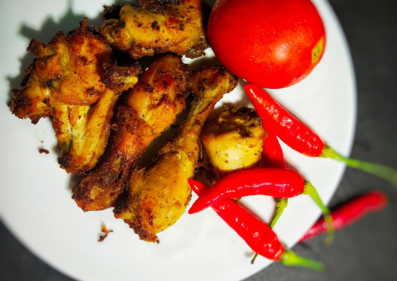 Ayam goreng manis, berempah