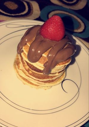 صورة لوصفة بان كيك ♥️🥞