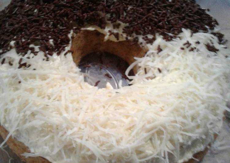 Bolu tape coklat keju