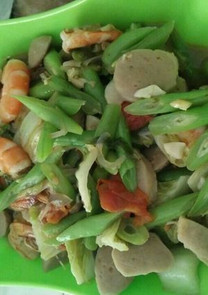 Foto resep Oseng buncis baso