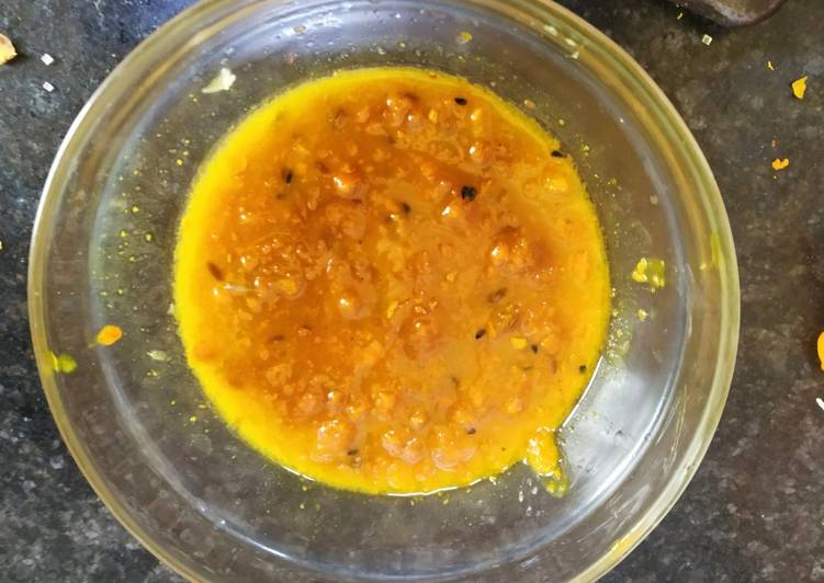 Raw turmeric chutney