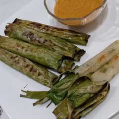Otak otak panggang daging ayam 👌🏻 রেসিপির প্রধান ছবি
