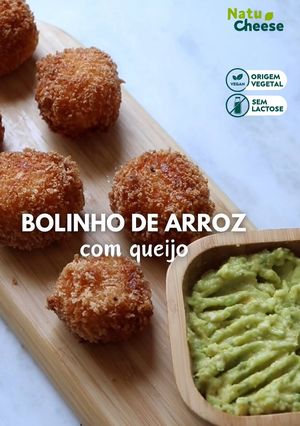 Foto de Bolinho de Arroz com Queijo Vegetal NatuCheese