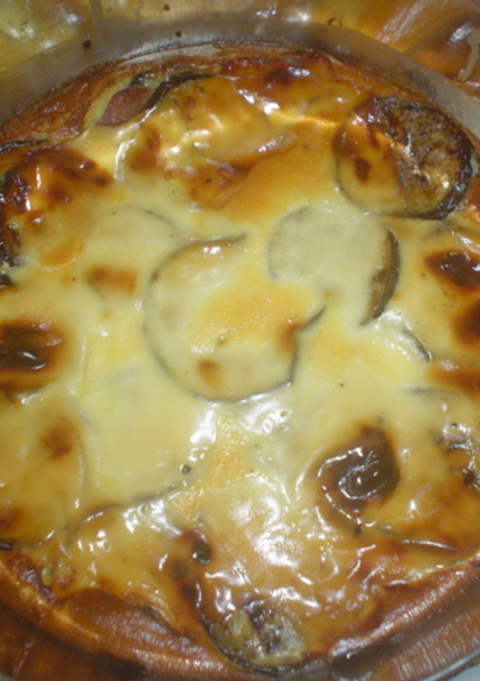 Una foto de Pastel de calabacín, berenjenas y queso