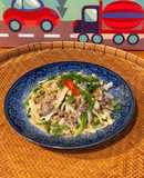 Măng Trúc Xào Bò