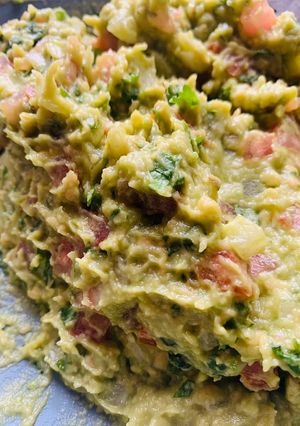Una foto de Guacamole Casero