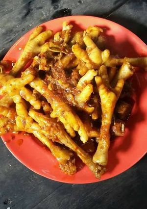 Foto resep Ceker masak kuning pedas