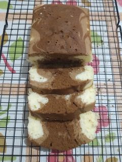 Foto resep Tiramisu Marmer Kukus