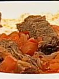 Una foto de Estofado Dulce De Carne