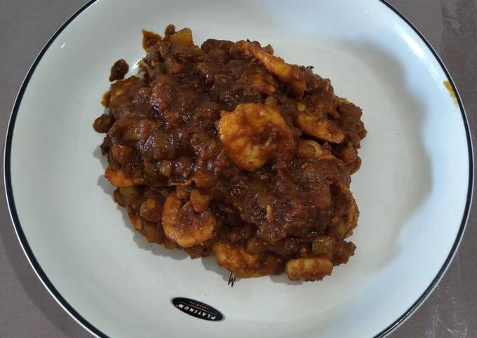 Balado Kentang Udang