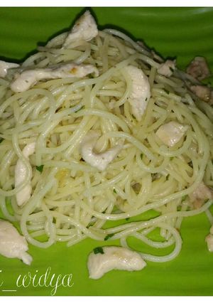 Foto resep Chicken Spaghetti Aglio Olio