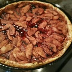 Thin Apple and Pear Tart A picture of Thin Apple and Pear Tart.