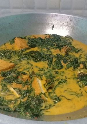 Foto resep Gulai daun singkong sederhana