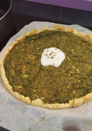 A picture of Vegan Spinach Pie.