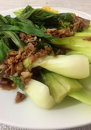 Foto resep Pok Choy Tumis Bawang Putih