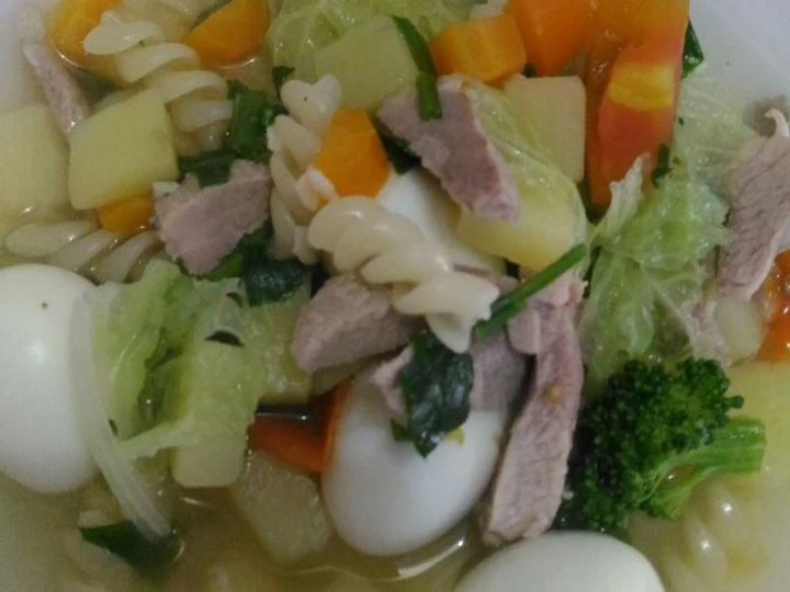 Cara Mudah Membuat Resep Sup sehat warna warni yang Enak Banget Anti Ribet, Bikin Ngiler