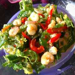 Kangkung crispy saus thailand রেসিপির প্রধান ছবি