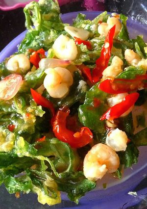 Foto resep Kangkung crispy saus thailand